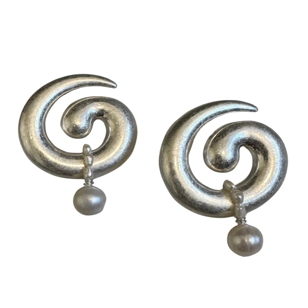 Brando Earrings- Silver