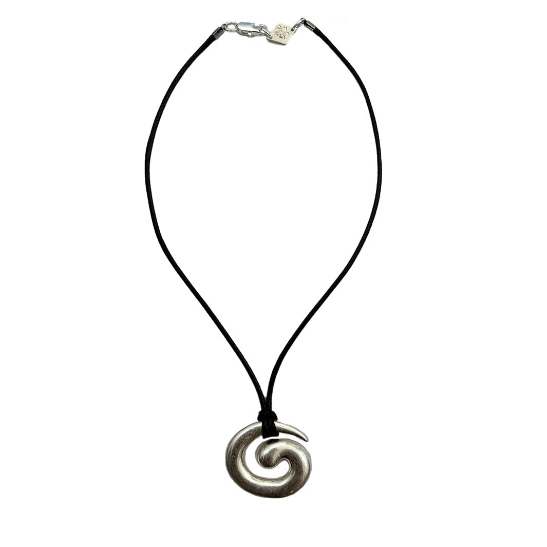 Silver Swirl Necklace